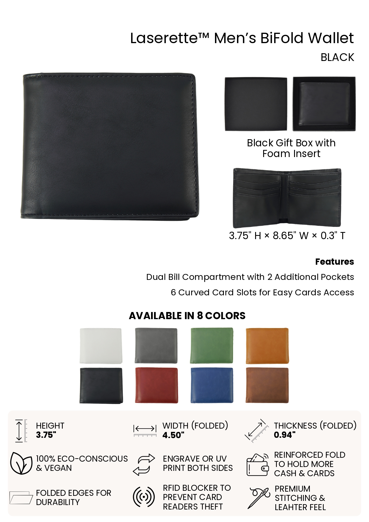 Men's Bifold Wallet
