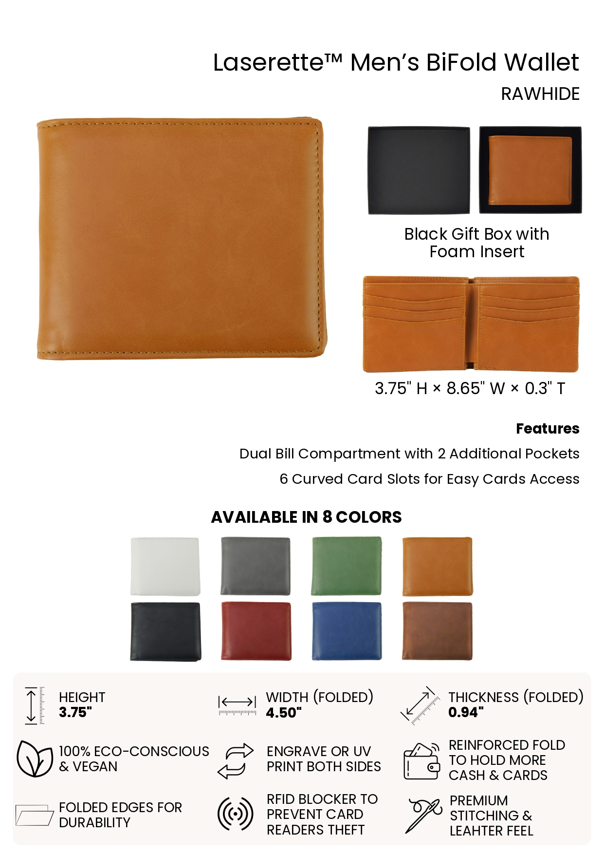 Men's Bifold Wallet - Image 5